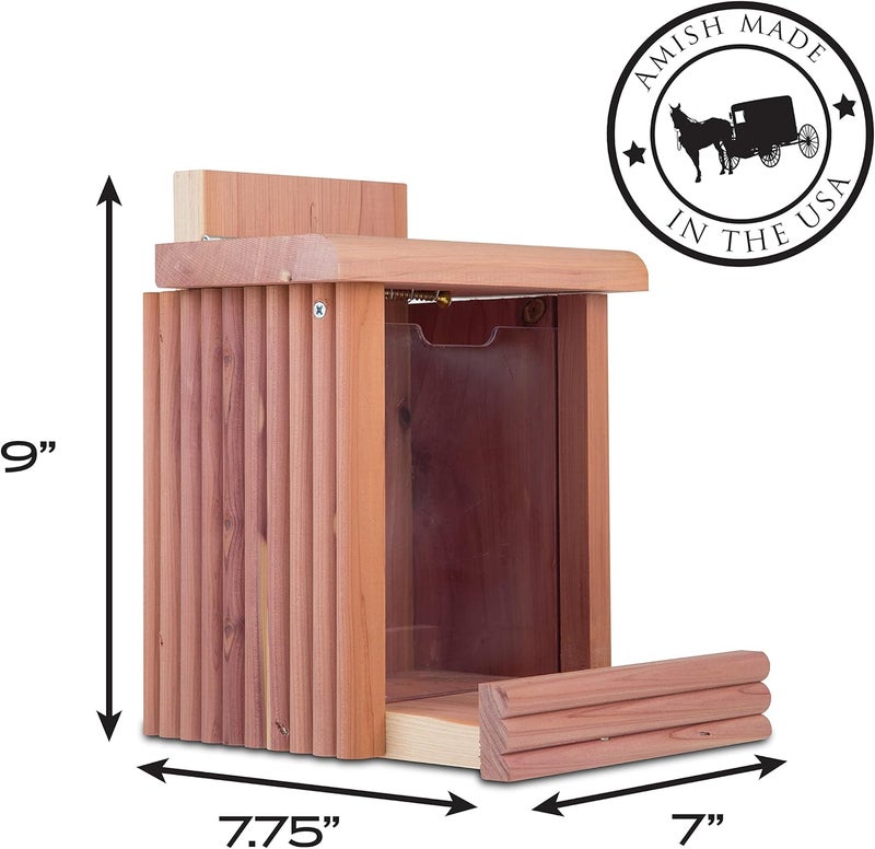 Pennington Cedar Squirrel Snacker Feeder, 2.75 LB Capacity (Pack of 2) - Image 2